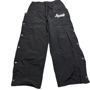 Legends Prevail Nylon Ripstop Wide Leg Track Pants In Black Size: 2XL
